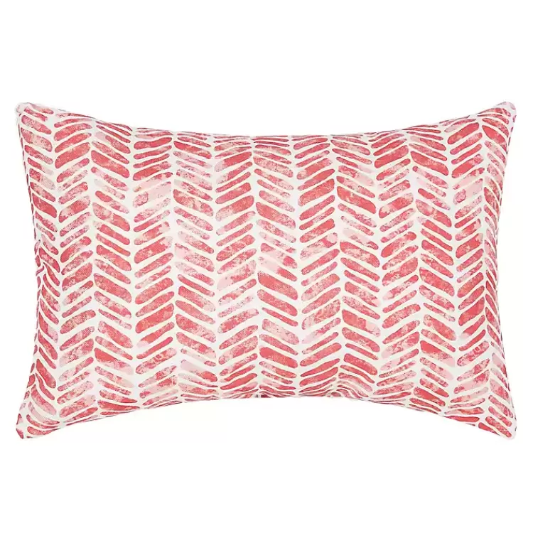 Herringbone Indoor/Outdoor Lumbar Pillow>Kirklands Home Best