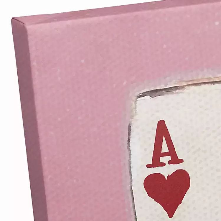 pink_playing_card_canvas_art_print_2.webp Playing Card Canvas Art Print>Kirklands Home Clearance
