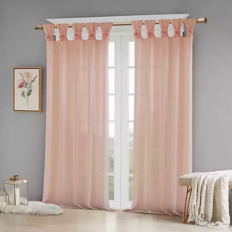 Rosette Tab Top Curtain Panel, 84 in.>Kirklands Home Hot