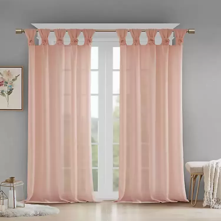 Rosette Tab Top Curtain Panel, 95 in.>Kirklands Home Outlet