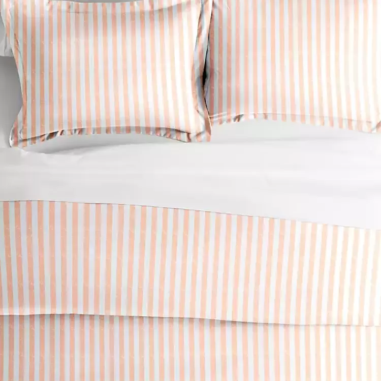 Pink Rugged Stripe 2-pc. Twin Duvet Cover Set>Kirklands Home Outlet