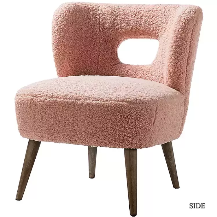 Sherpa Barrel Accent Chair>Kirklands Home Store