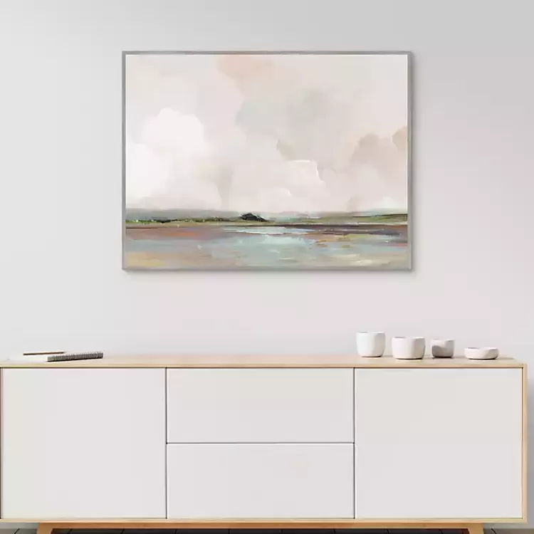 Pink Sunrise Framed Canvas Art Print>Kirklands Home Discount