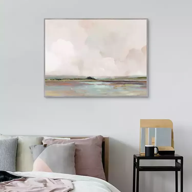 pink_sunrise_framed_canvas_art_print_2.webp Pink Sunrise Framed Canvas Art Print>Kirklands Home Discount