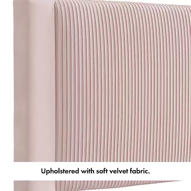 pink_upholstered_dalia_queen_platform_bed_8.webp Upholstered Dalia Queen Platform Bed>Kirklands Home Fashion