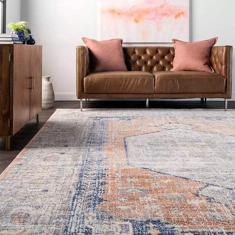 pink_vintage_floral_print_area_rug_x_2-1.webp Pink Vintage Floral Print Area Rug, 5x7>Kirklands Home Best