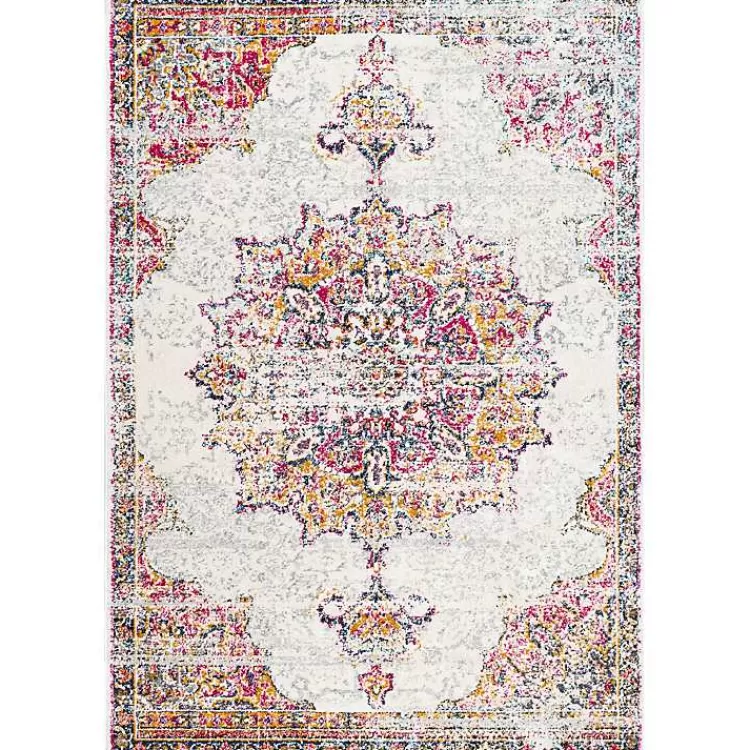 Pink Vintage Medallion Area Rug, 10x14>Kirklands Home Flash Sale