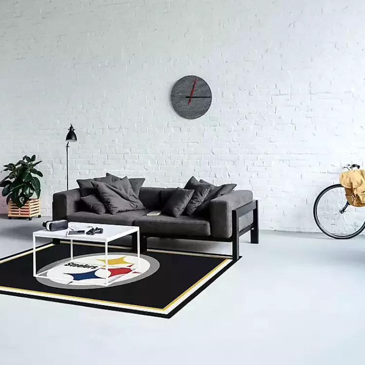 pittsburgh_steelers_area_rug_x_2-1.webp Pittsburgh Steelers Area Rug, 4x6>Kirklands Home Shop