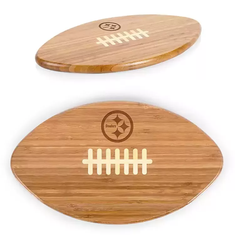 pittsburgh_steelers_bamboo_football_cutting_board_3.webp Pittsburgh Steelers Bamboo Football Cutting Board>Kirklands Home Discount