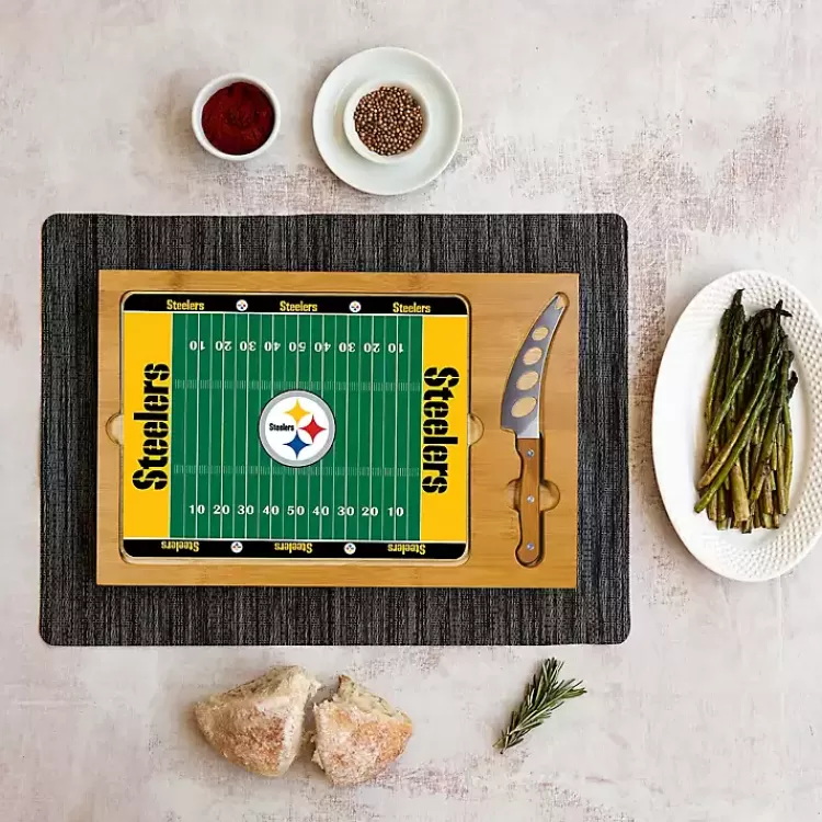 pittsburgh_steelers_cutting_board__knife_set_4.webp Pittsburgh Steelers Cutting Board & Knife Set>Kirklands Home Cheap