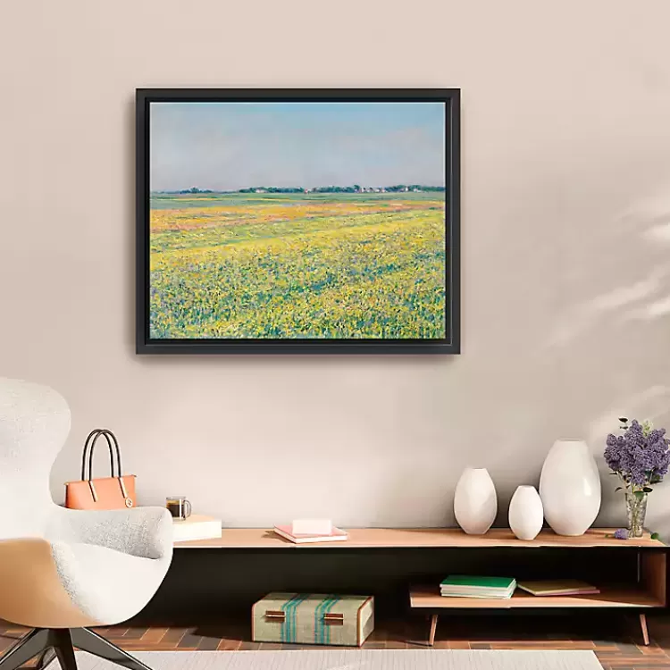 Plain of Gennevilliers Framed Canvas Art Print>Kirklands Home Online