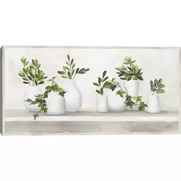 Plant Shelf Life Framed Canvas Art Print>Kirklands Home Discount