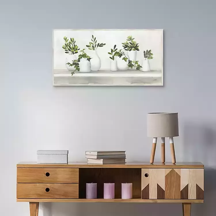 Plant Shelf Life Framed Canvas Art Print>Kirklands Home Discount