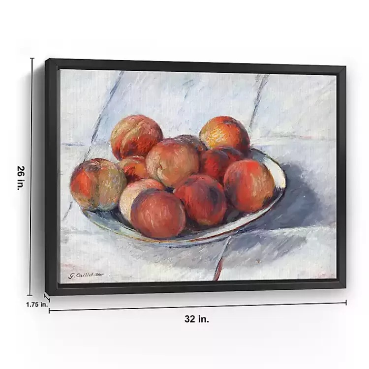 plate_of_peaches_framed_canvas_art_print_2.webp Plate of Peaches Framed Canvas Art Print>Kirklands Home Hot