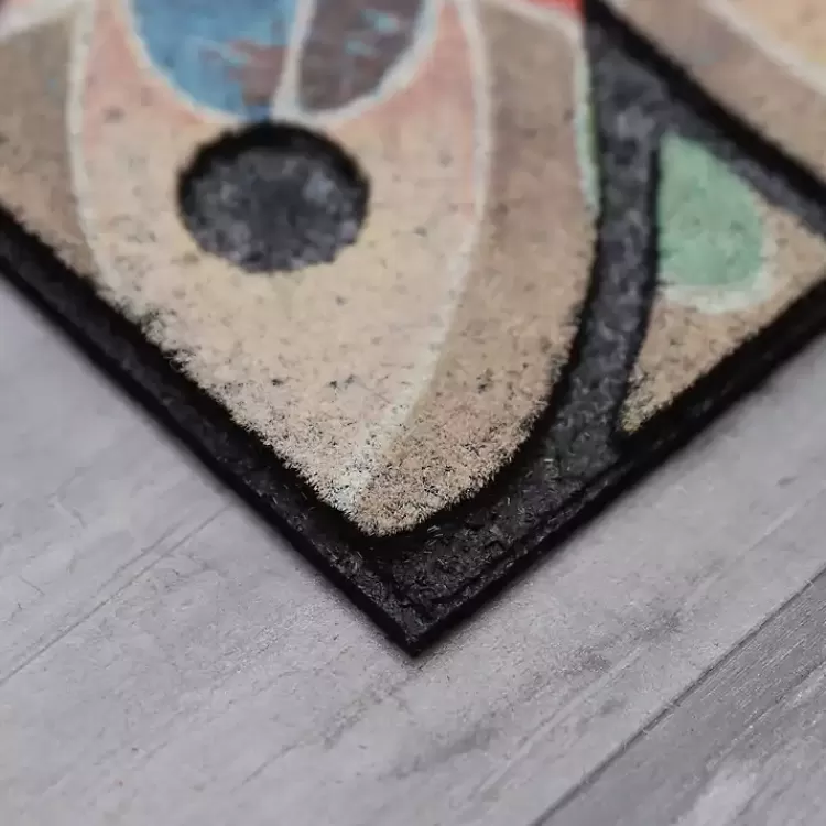 Playful Medallion Welcome Doormat>Kirklands Home Discount