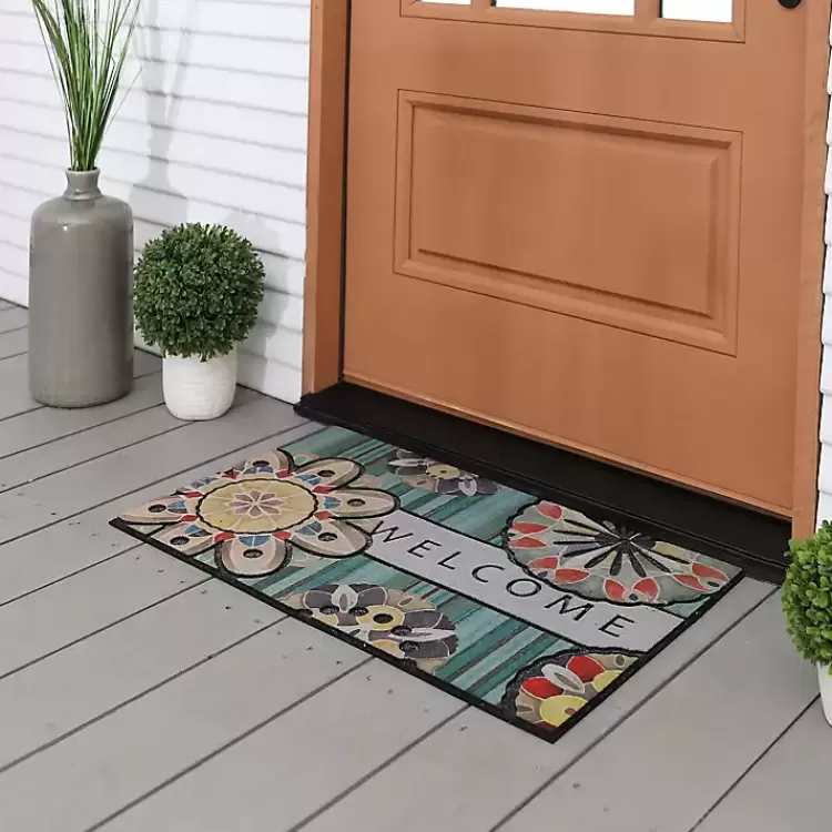 playful_medallion_welcome_doormat_2.webp Playful Medallion Welcome Doormat>Kirklands Home Discount