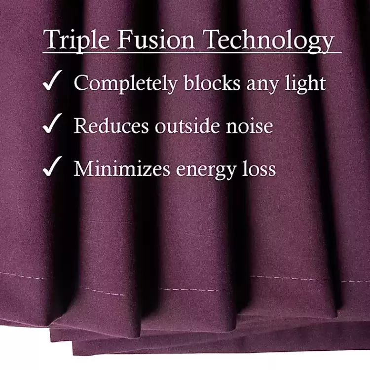 plum_absolute_blackout_curtain_panel_set__in_2.webp Plum Absolute Blackout Curtain Panel Set, 84 in.>Kirklands Home Cheap