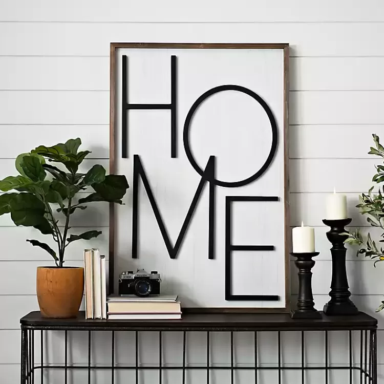 Popped Letter Home Plaque>Kirklands Home Best