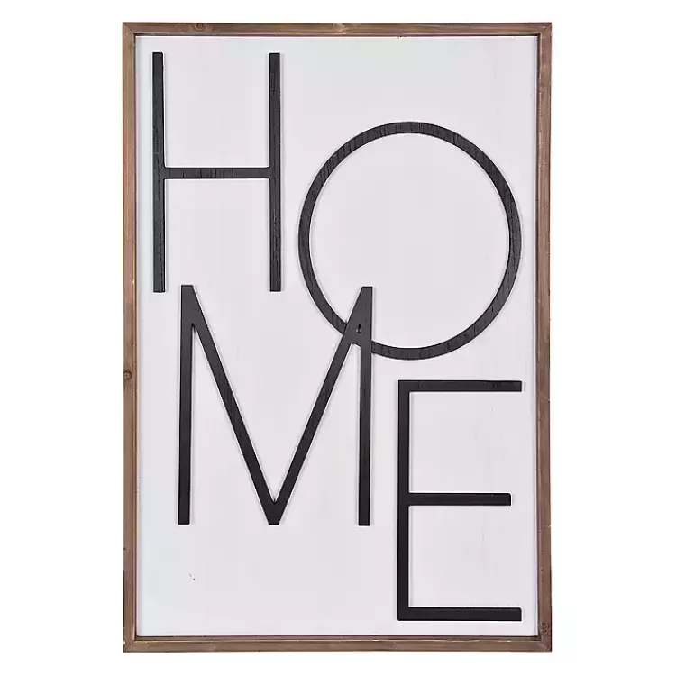 Popped Letter Home Plaque>Kirklands Home Best