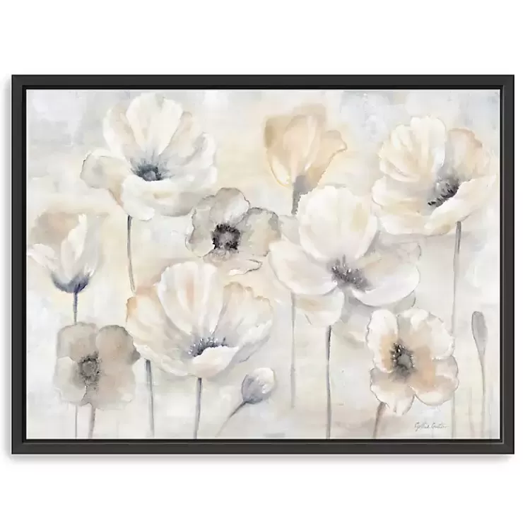 Poppy Garden Landscape Framed Giclee Canvas Print>Kirklands Home Online