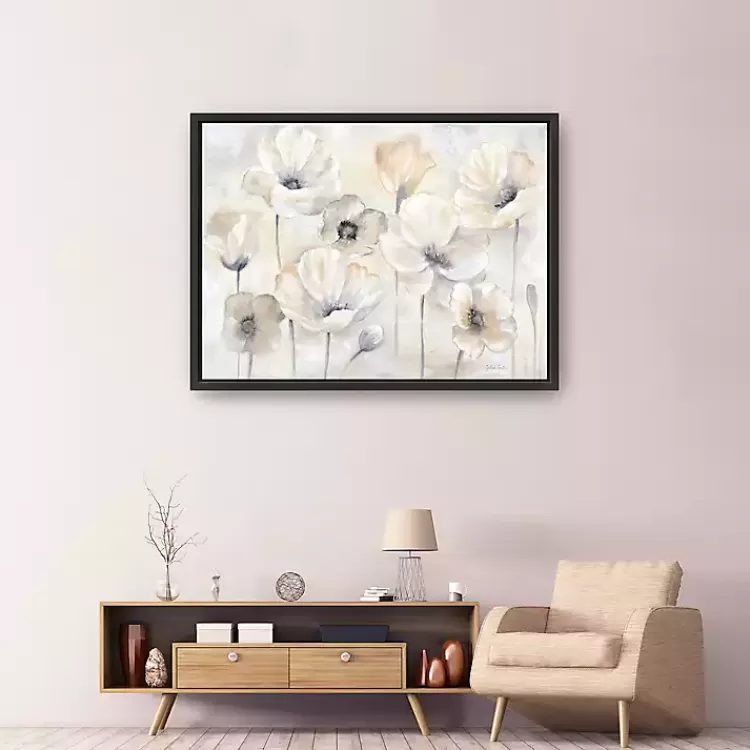 Poppy Garden Landscape Framed Giclee Canvas Print>Kirklands Home Online