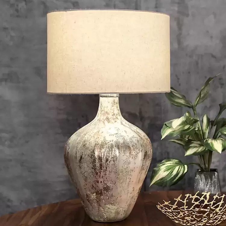 Porcini Mottled Glass Table Lamp>Kirklands Home Hot