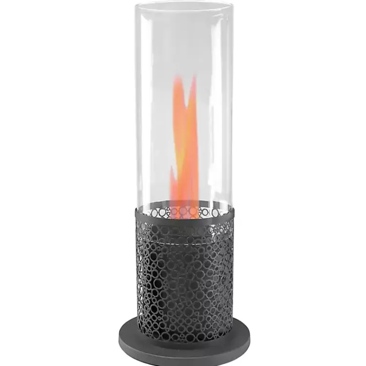 Portable Tabletop Fireplace on Black Base>Kirklands Home Best Sale