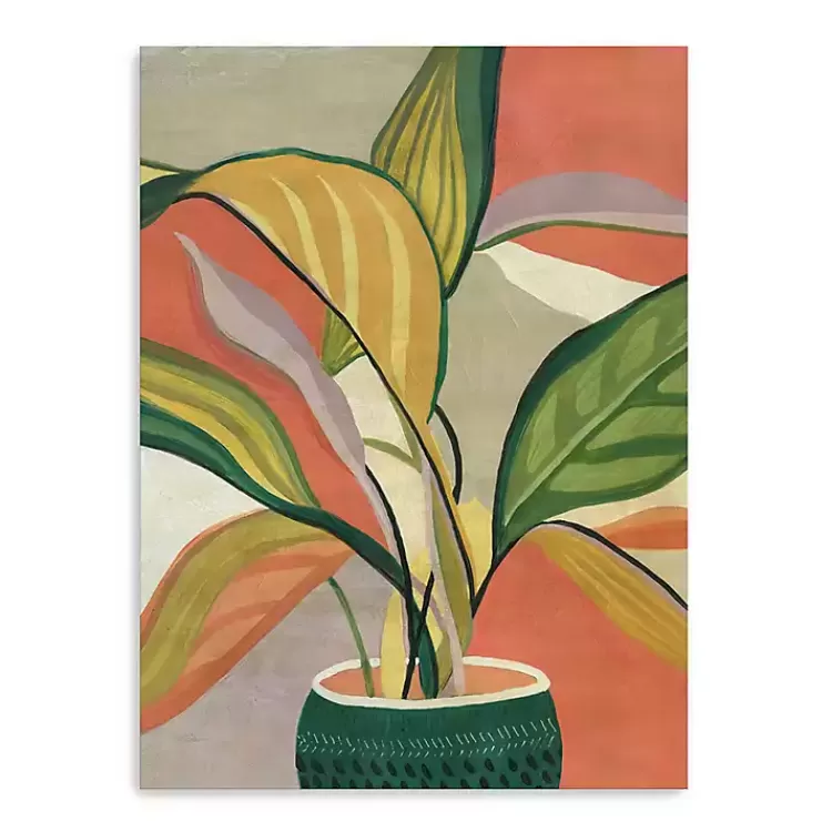 Potted Bird of Paradise Giclee Canvas Art Print>Kirklands Home Shop