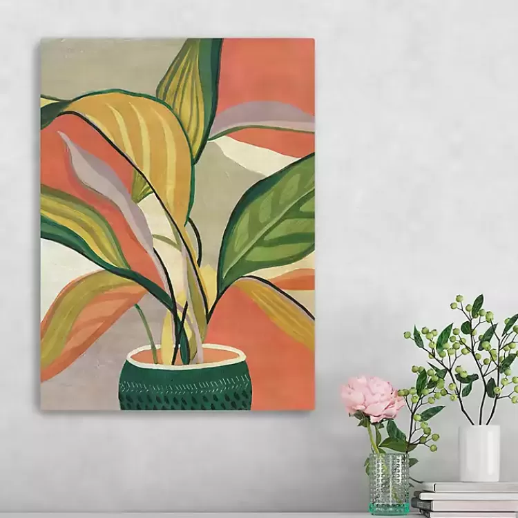 Potted Bird of Paradise Giclee Canvas Art Print>Kirklands Home Shop