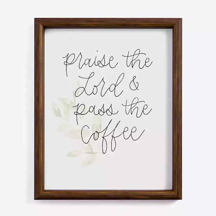 Praise the Lord Framed Wall Plaque>Kirklands Home Hot