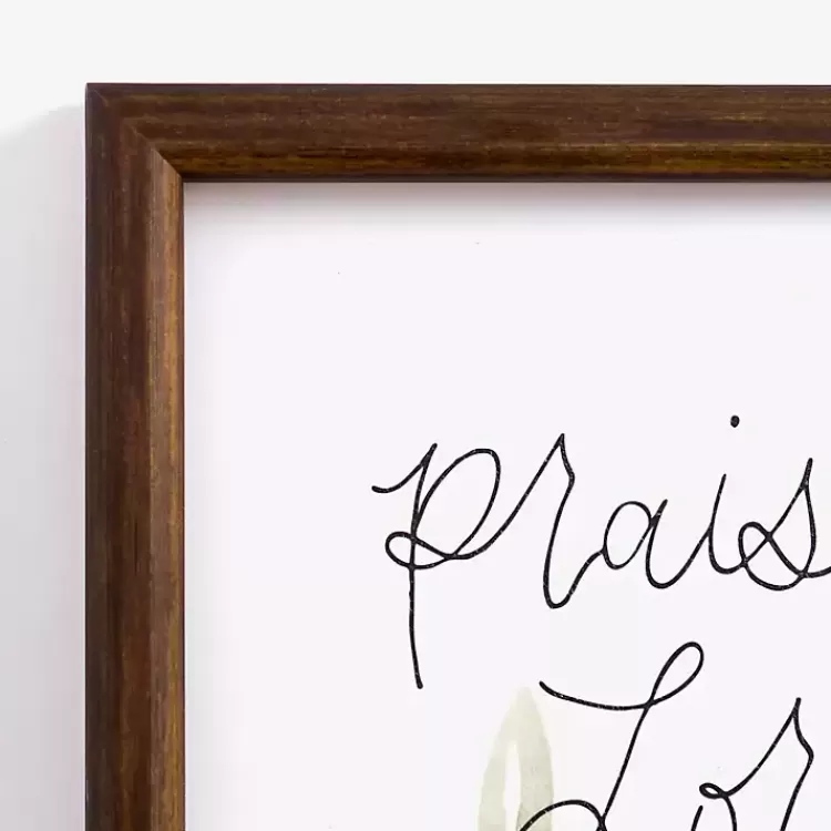 Praise the Lord Framed Wall Plaque>Kirklands Home Hot