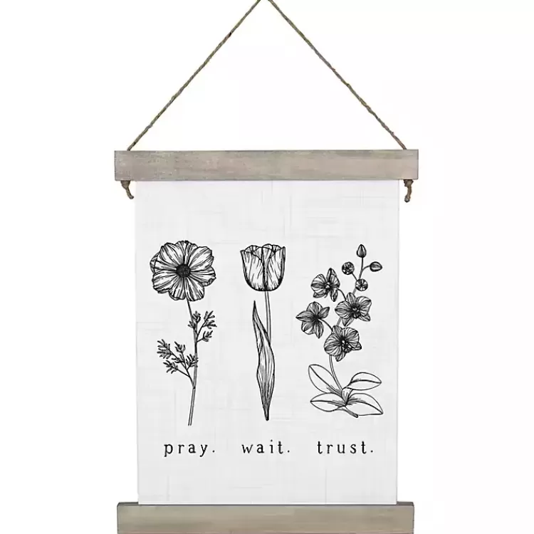 Pray. Wait. Trust. Wall Plaque>Kirklands Home Hot