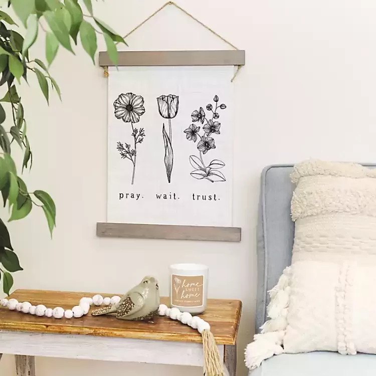 Pray. Wait. Trust. Wall Plaque>Kirklands Home Hot