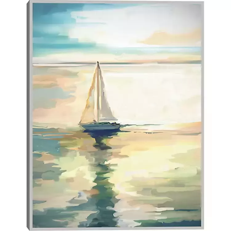 Private Sail Framed Canvas Art Print>Kirklands Home New
