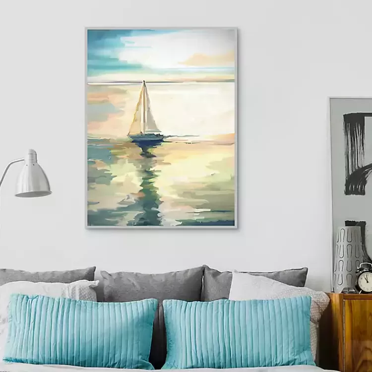 private_sail_framed_canvas_art_print_2.webp Private Sail Framed Canvas Art Print>Kirklands Home New