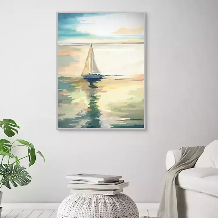 private_sail_framed_canvas_art_print_3.webp Private Sail Framed Canvas Art Print>Kirklands Home New