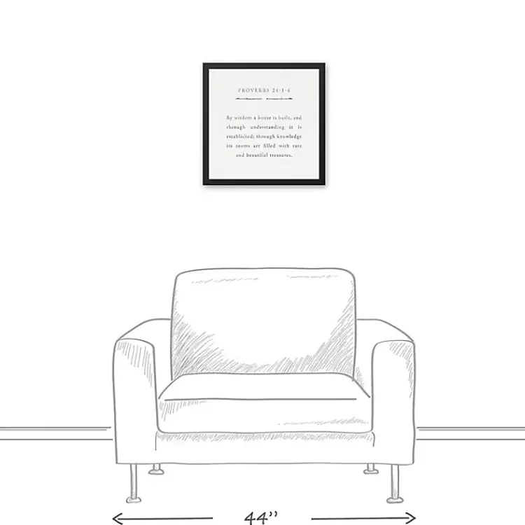 proverbs_black_framed_canvas_art_print_2.webp Proverbs Black Framed Canvas Art Print>Kirklands Home Discount