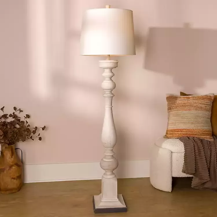 Prussia White Floor Lamp>Kirklands Home Cheap