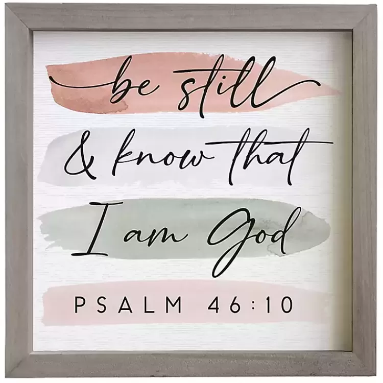 Psalm 46:10 Wall Plaque>Kirklands Home Shop