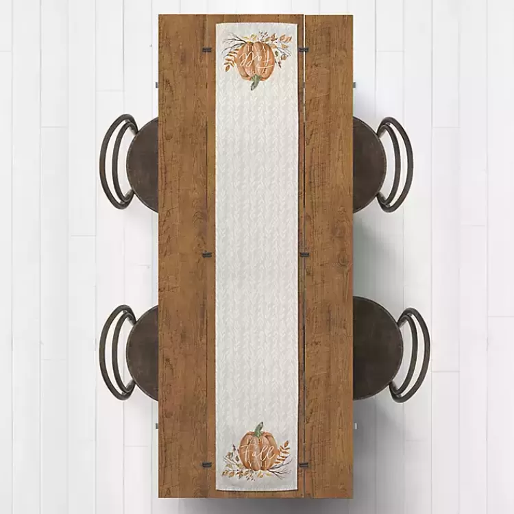 Pumpkin Fall Ya'll Harvest Table Runner>Kirklands Home Clearance