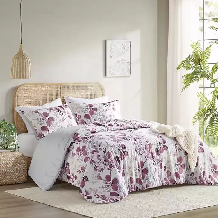 Purple Botanical 3-pc. King Comforter Set>Kirklands Home Cheap