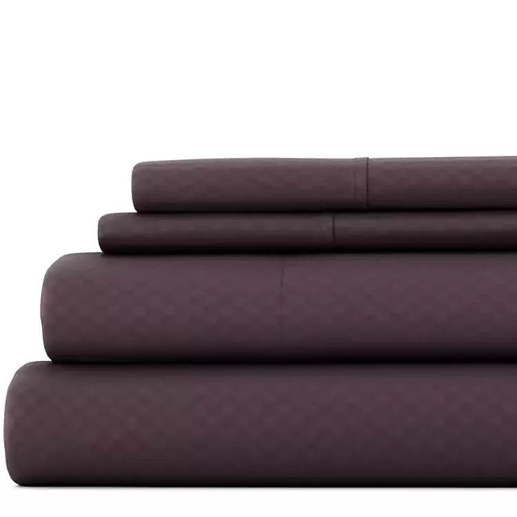 Embossed Checkered 3-pc. Twin Sheet Set>Kirklands Home New
