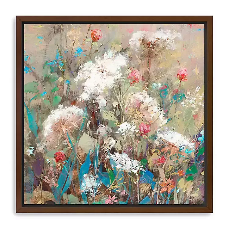Queen Ann's Garden Framed Canvas Art Print>Kirklands Home Outlet