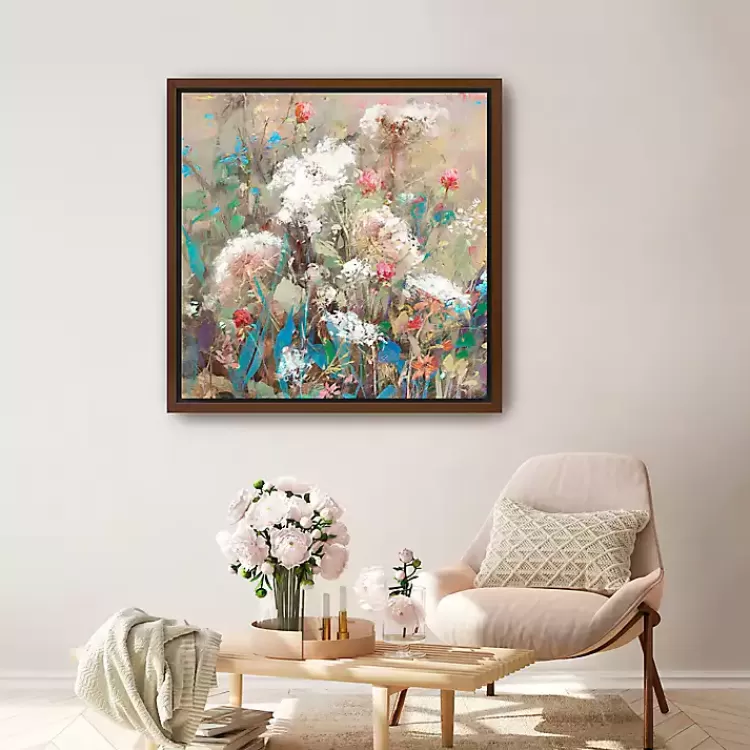 Queen Ann's Garden Framed Canvas Art Print>Kirklands Home Outlet