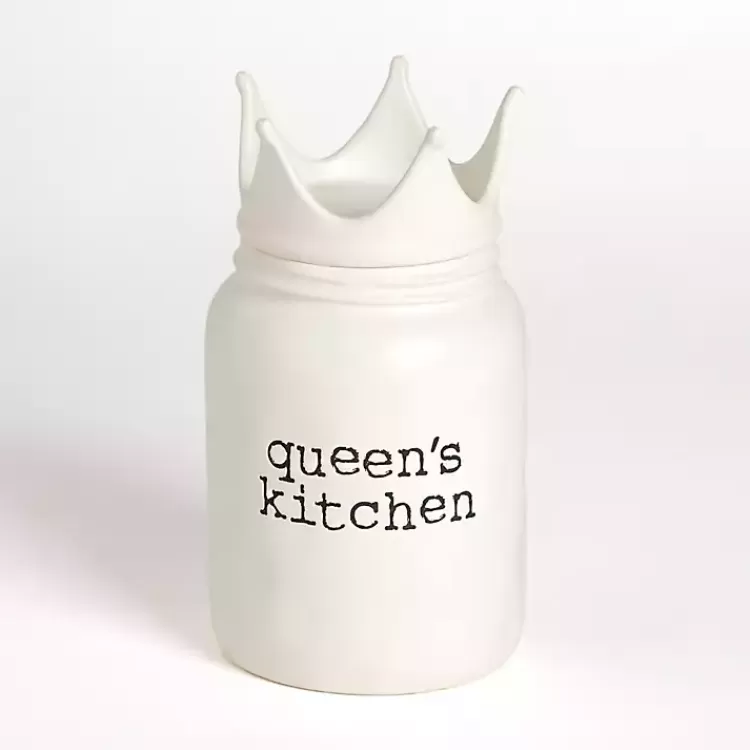 Queen's Kitchen Ceramic Canister>Kirklands Home Discount