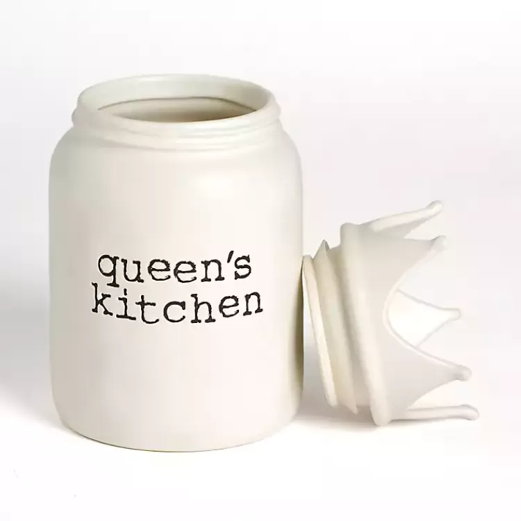Queen's Kitchen Ceramic Canister>Kirklands Home Discount