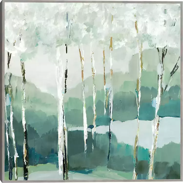 Quiet Birch Forest II Framed Canvas Art Print>Kirklands Home New