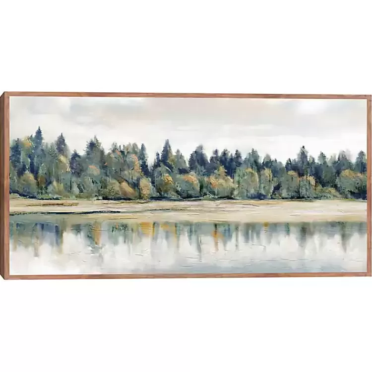 Quiet Reflections Framed Canvas Art Print>Kirklands Home Best