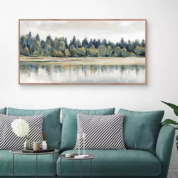 Quiet Reflections Framed Canvas Art Print>Kirklands Home Best