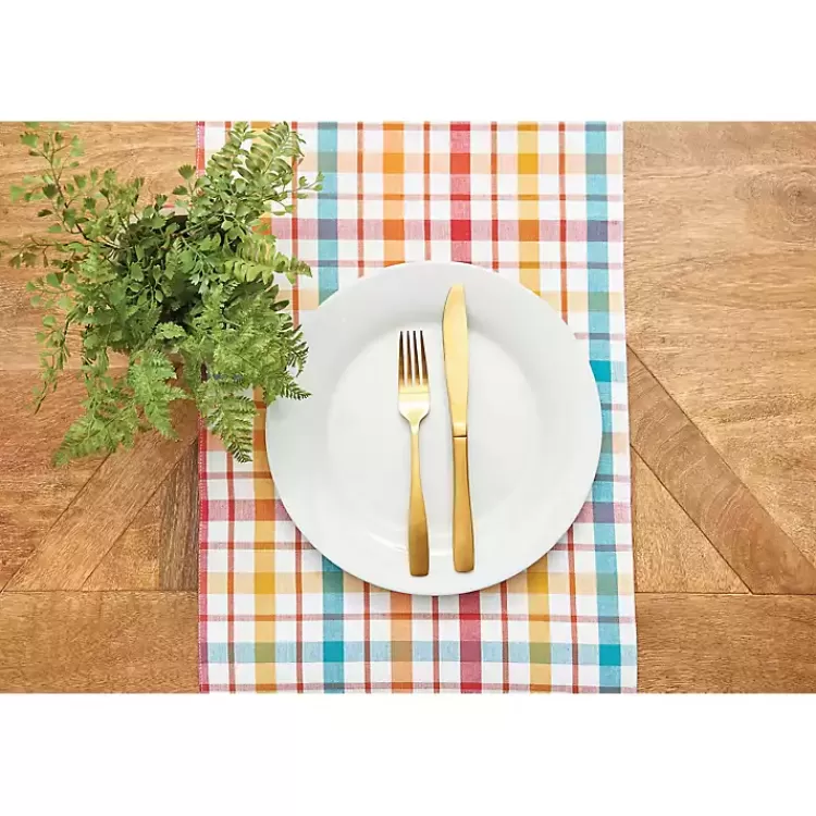 Radley Plaid Reversible Table Runner>Kirklands Home Cheap